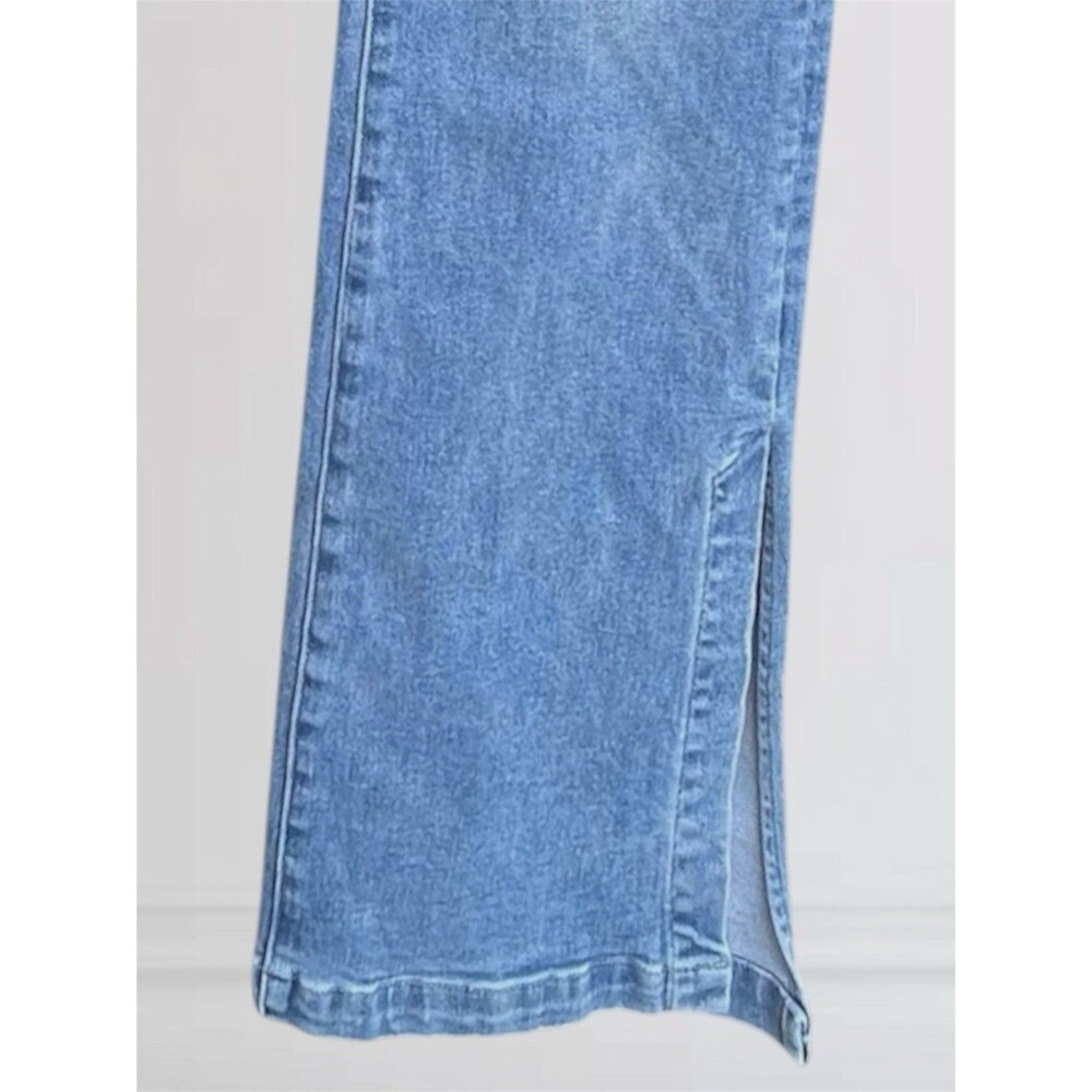 Lovervet By Vervet Flare Slit Hem Women’s Sz 9/29 HighRise Stretch Comfort Jeans - Picture 4 of 7